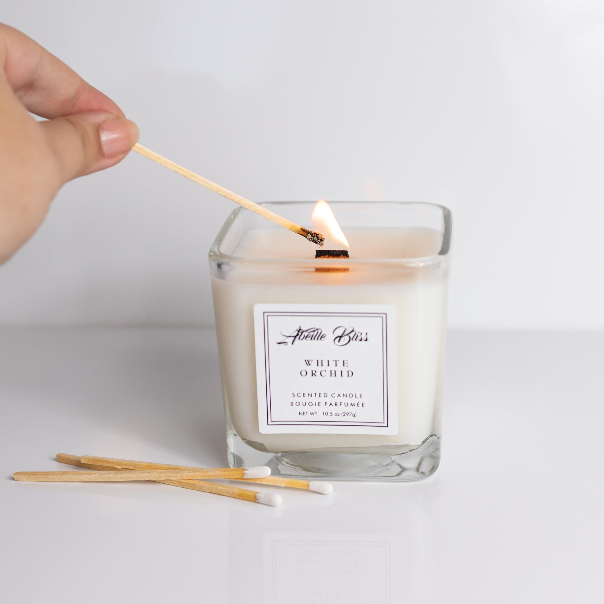 White Orchid Candle