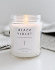Black Violet Candle