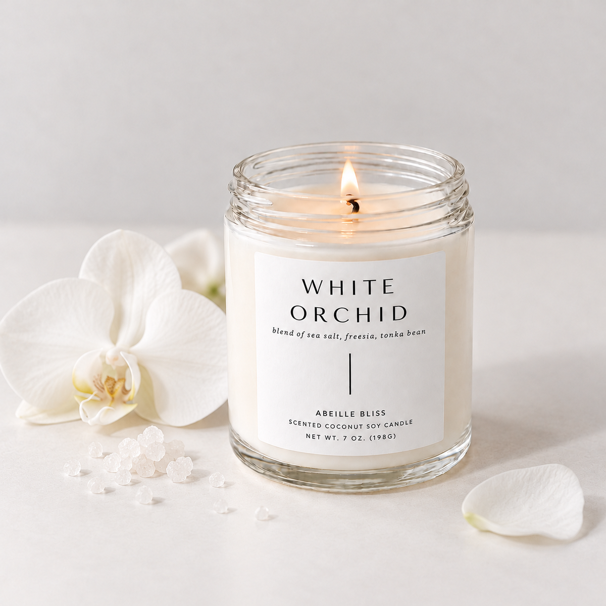 White Orchid Candle