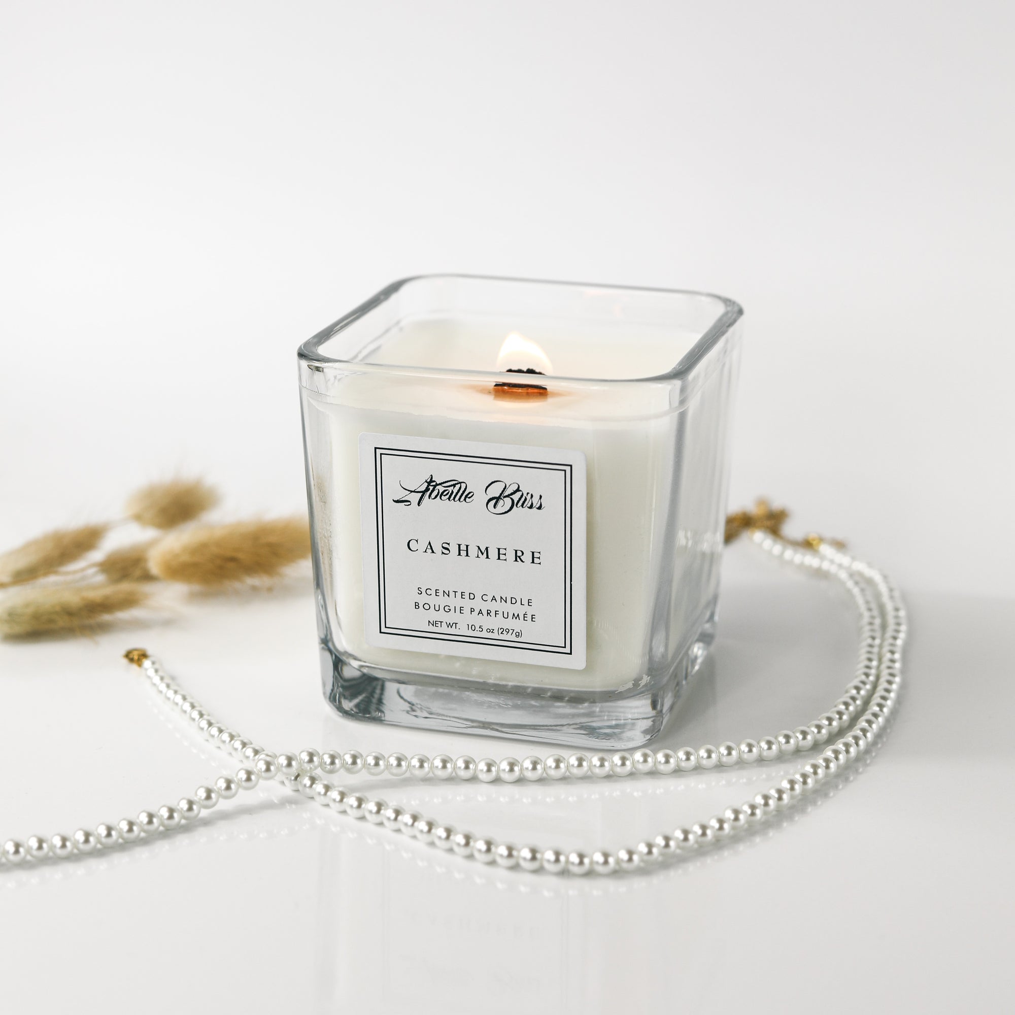 Cashmere Wood Wick Luxury Coconut Soy Candle