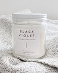 Black Violet Candle