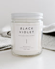 Black Violet Candle