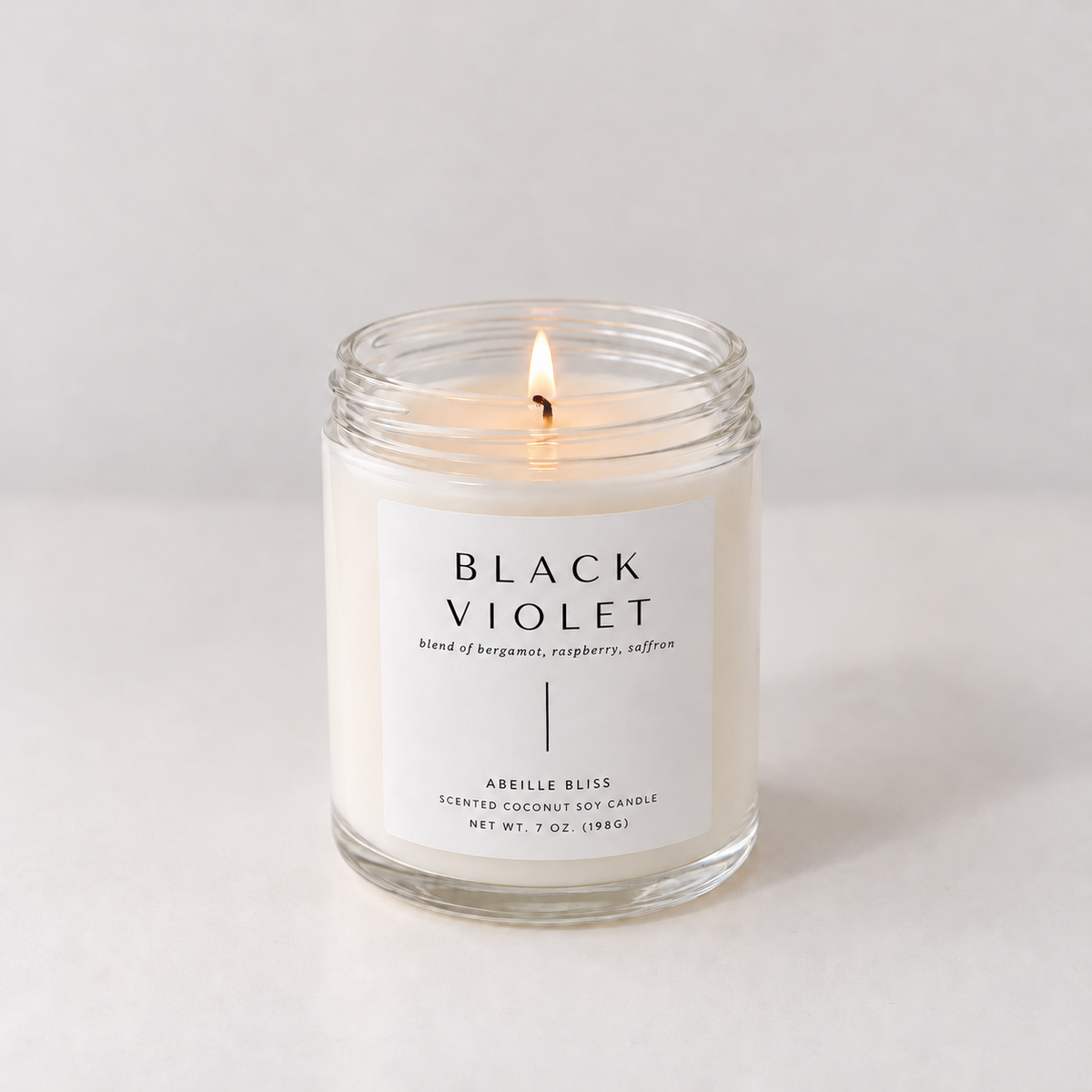 Black Violet Candle