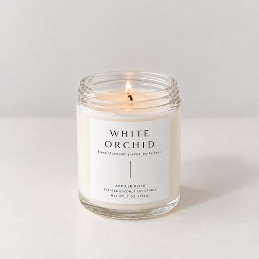 White Orchid Candle