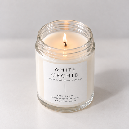 White Orchid Candle