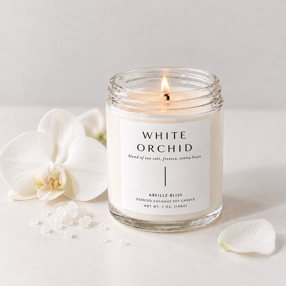 White Orchid Candle