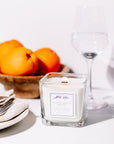 Sicilian Rouge Orange Wood Wick Coconut Soy Wax Luxury Candle