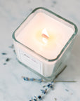 Lavender Vanilla Wood Wick Coconut Soy Wax Luxury Candle